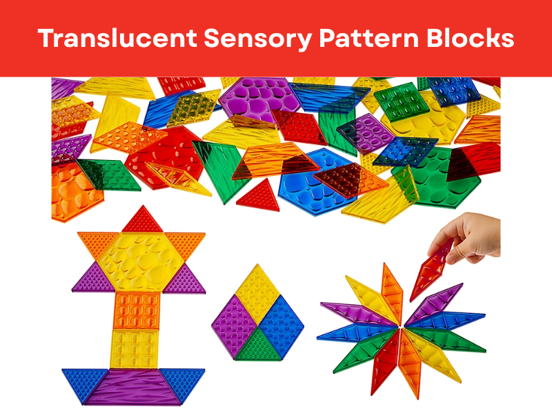 Translucent Sensory Pattern Blocks